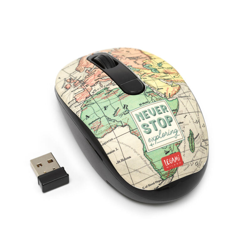 Wireless Mouse with USB Receiver - Travel - LEGAMI