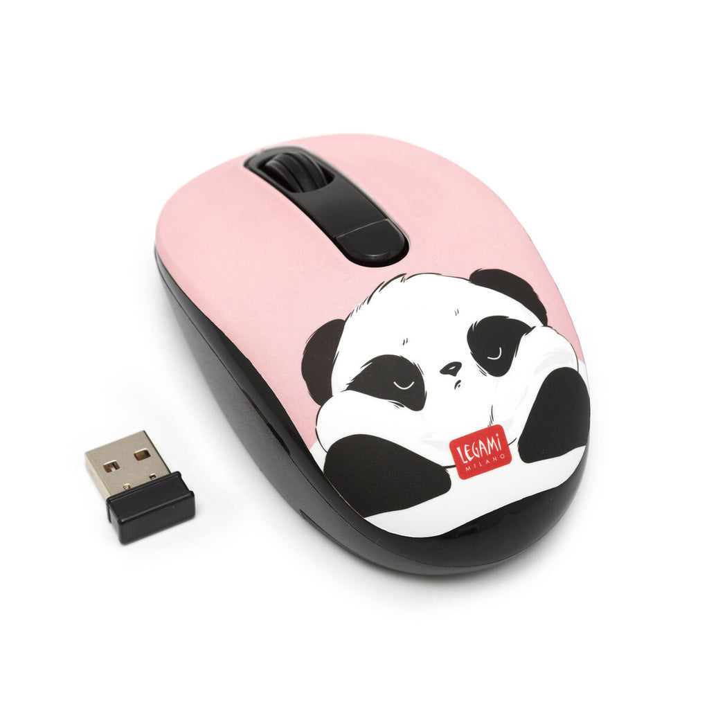 Wireless Mouse with USB Receiver - Panda - LEGAMI