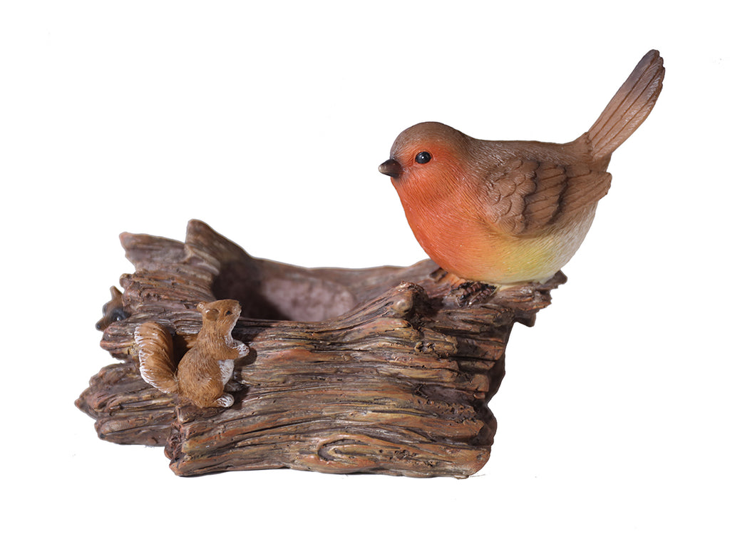 12CM RYAN ROBIN ON A NEST RESIN
