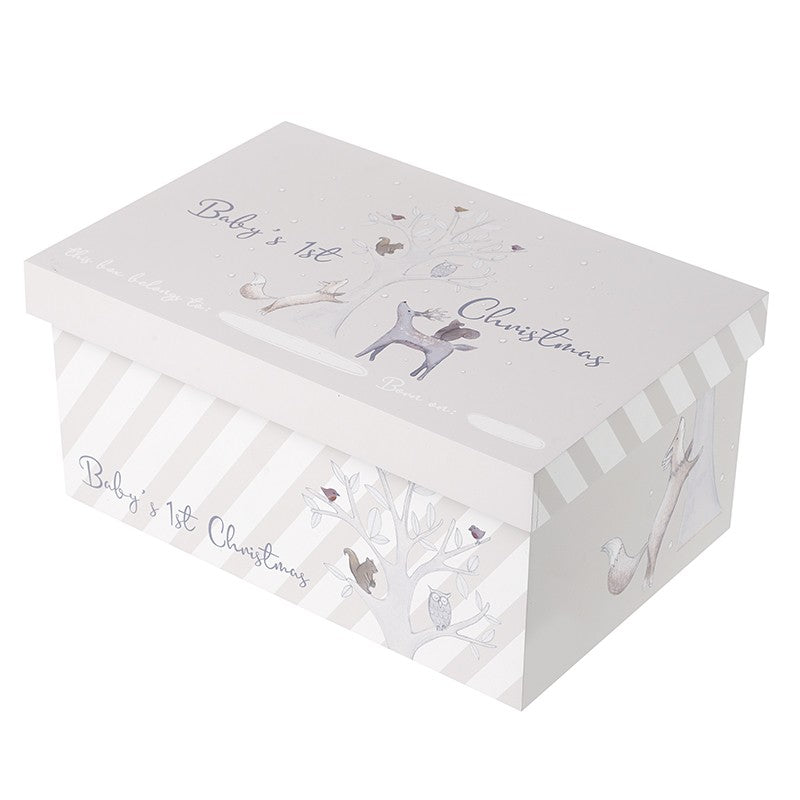 Woodland Baby 1st Christmas Box (30x20x14cm)