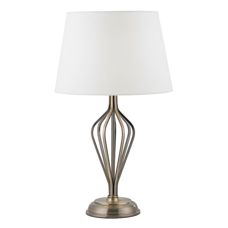 Satin Nickel Table Lamp