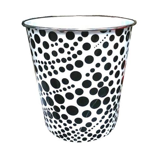 Plastic Pattern Round Bin