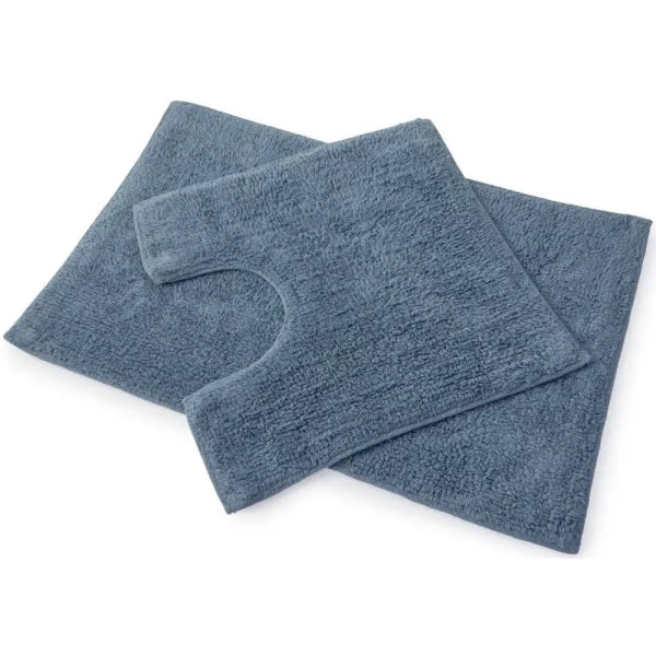 Bath Mat 2 Piece Slate Blue