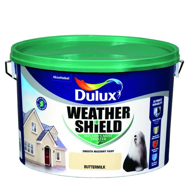 Dulux Weathershield - Buttermilk 10Ltr