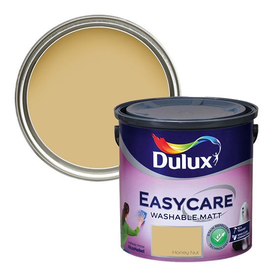 5 Ltr Matt Honey Nut - Dulux Easycare Washable Matt