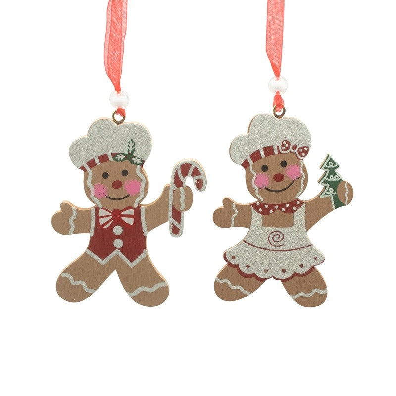 Gingerbread Hangers Mix (18.2x11.7x32cm)