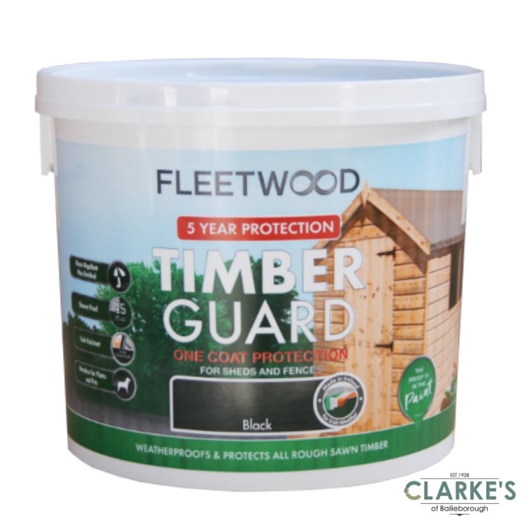 Fleetwood - Timber Guard Black - 5 Litre