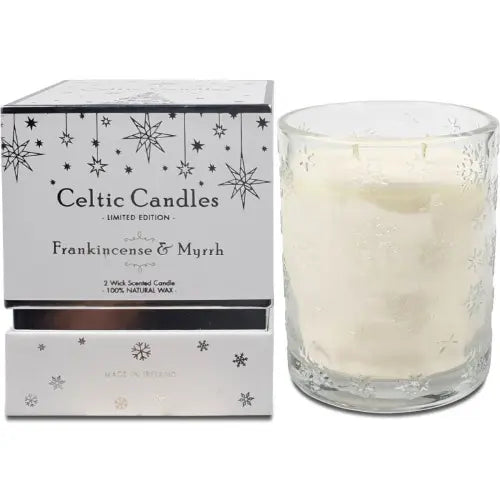 DOUBLE WICK FRANCINSENSE & MYRRH - Celtic Candles