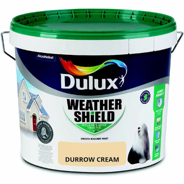 Dulux Weathershield - Durrow Cream - 10Ltr