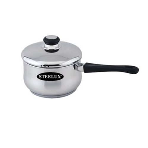 20cm- Steelex Stainless Steel Saucepan
