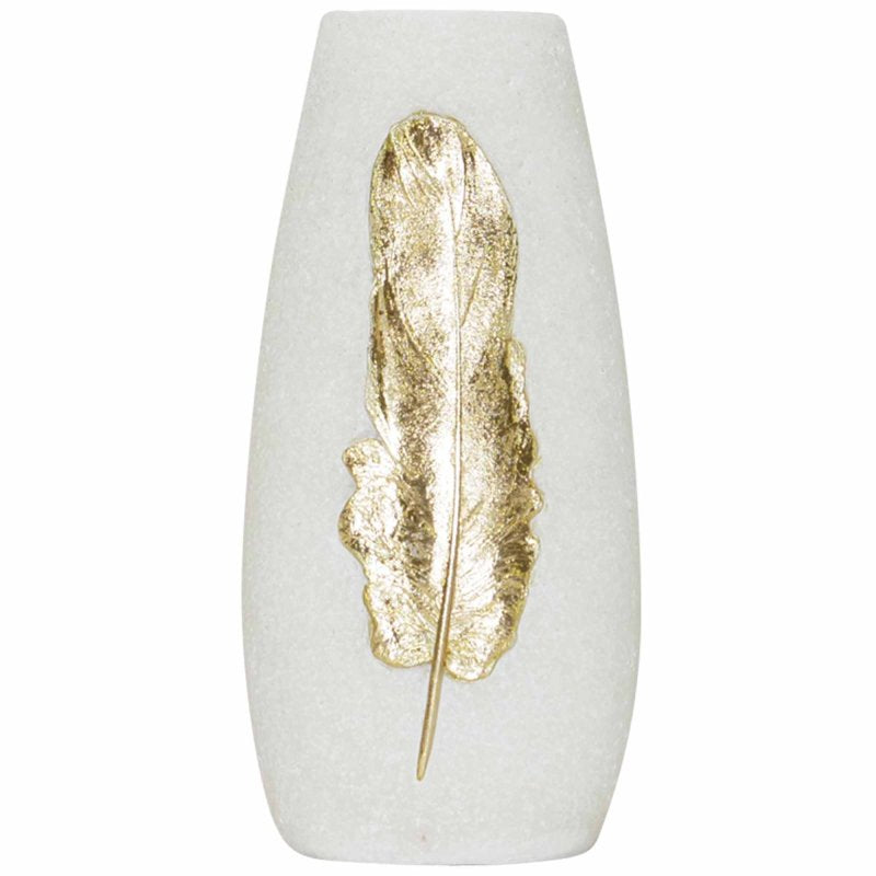 Mindy Browne Gold Feather Vase Small