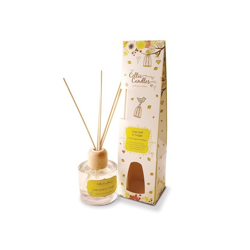 LIME LEAF AND GINGER FRAGRANCE DIFFUSER 100ML