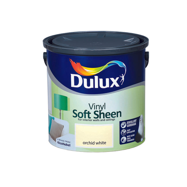 Dulux Vinyl Soft Sheen Orchid White  2.5L