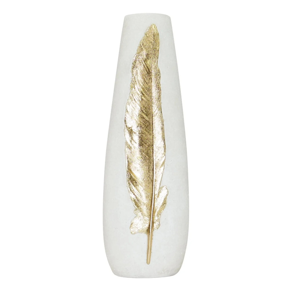 Mindy Browne Gold Feather Vase Large