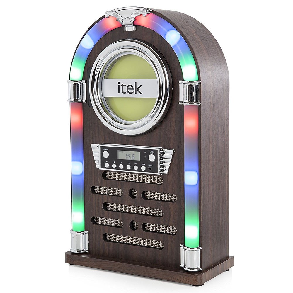Itek Jukebox with CD Player, Bluetooth & FM Radio