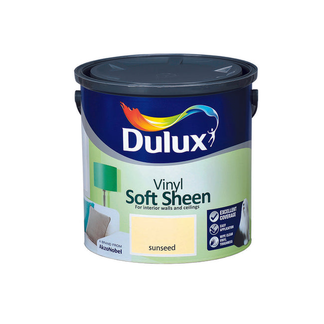 Dulux Vinyl Soft Sheen Sunseed  2.5L