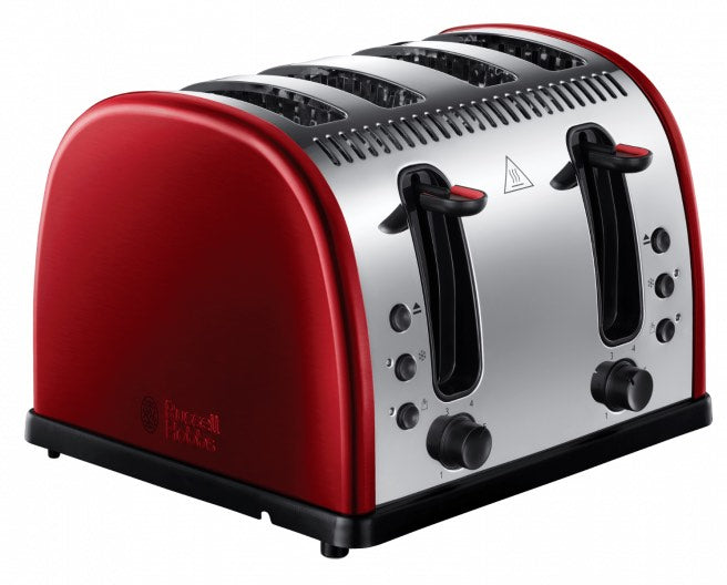 Russell Hobbs Legacy 4 Slice Toaster Red