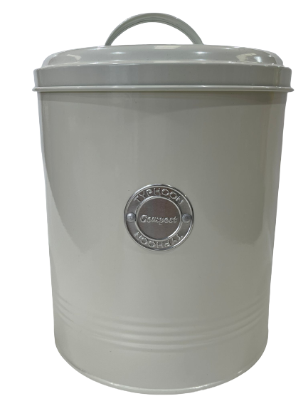 Typhoon Living Cream Compost Caddy