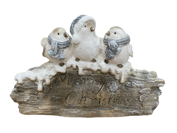 Merry Christmas Birds on Long
