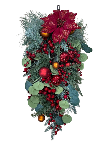 75cm - Red Poinsettia Tea
