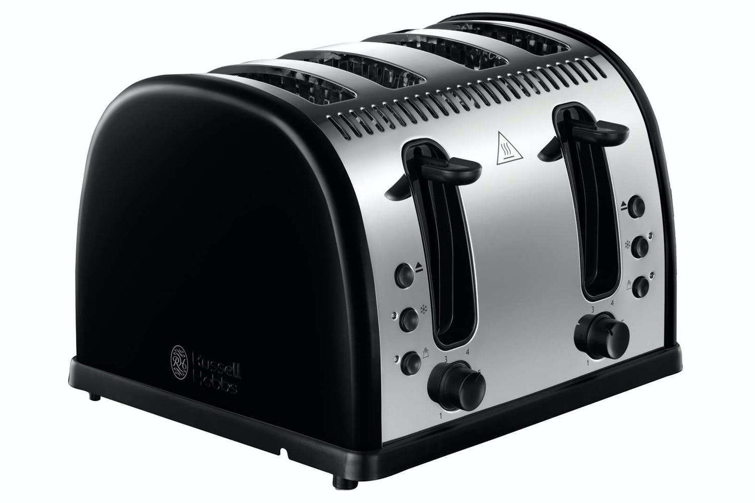 Russell Hobbs Legacy 4 Slice Toaster Black Cumminshardware