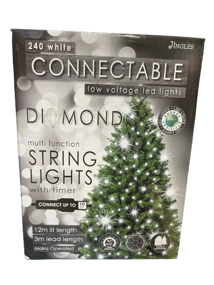 240 LED White Diamond Connectable