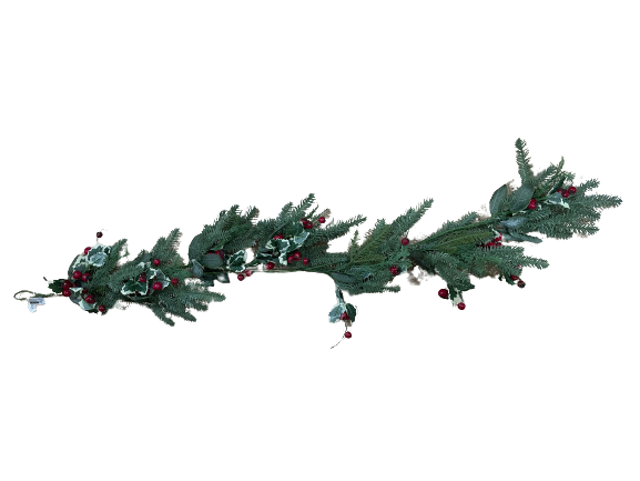 157cm - Holly Berry Garland