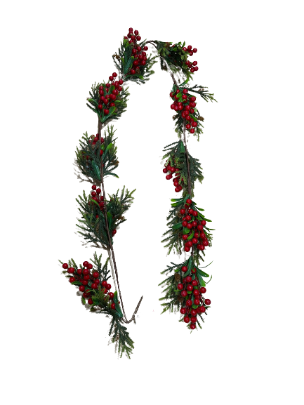 180cm - Crimson Berry Garland