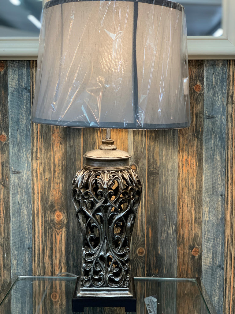 Madison Grey & Silver Table Lamp