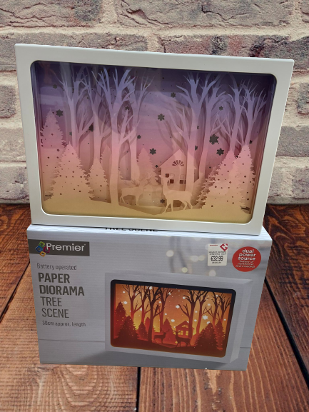30x21cm - Diorama Xmas Screen