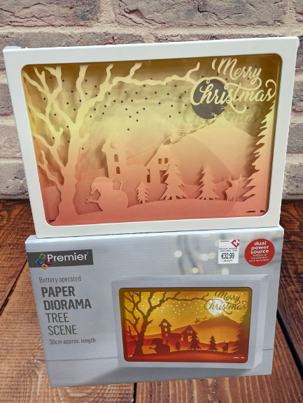 30x21cm Diorama Xmas