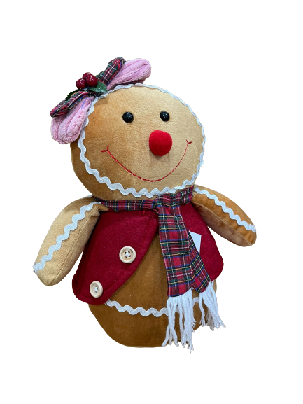 32 cm- GingerBread Bow Door Stop