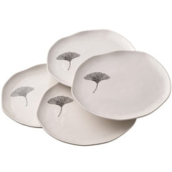 Belleek Living Ginkgo Dinner Plates Set of 4