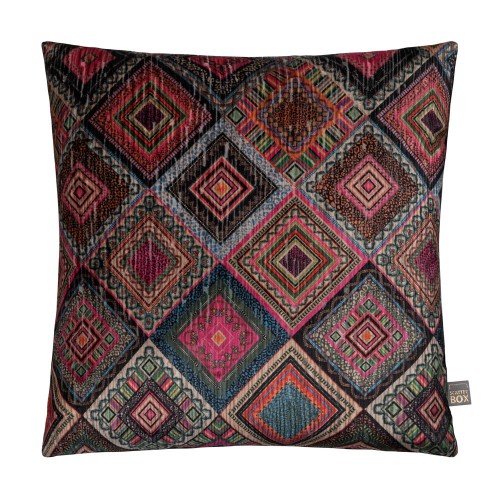 Scatter Box Rio 58x58cm Cushion, Pink/Black