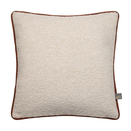 Scatter Box Hazel 58x58cm Cushion, Cream/Rust