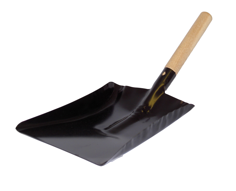 De Vielle 9 Inch Coal Shovel Black