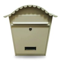 Manor Cream Traditional Steel Postbox