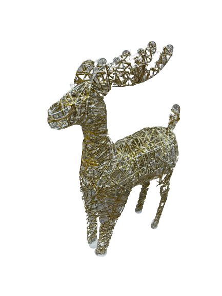 50 cm - Woven Deer with LED