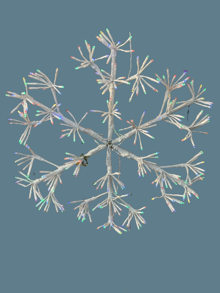 60cm - White Starbust Snow-flake
