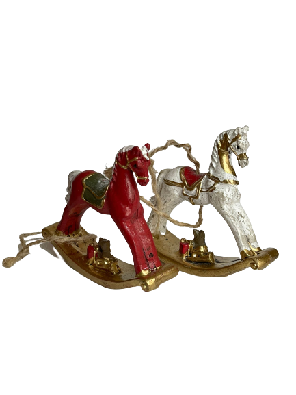 Resin Hanging Rocking Horse