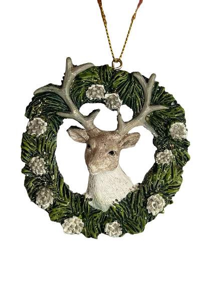 Deer Head Wreath