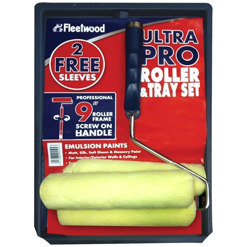 Fleetwood Ultra Pro Paint Roller & Tray Set
