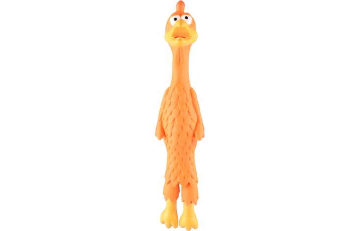 DOG TOY- LATEX CHICKEN LONG 38CM