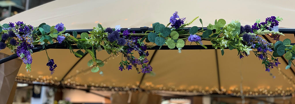 Lavender & Eucalyptus Flower Garland 150cm