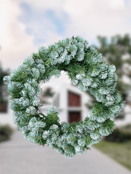 Colorado Wreath Green Frosted
