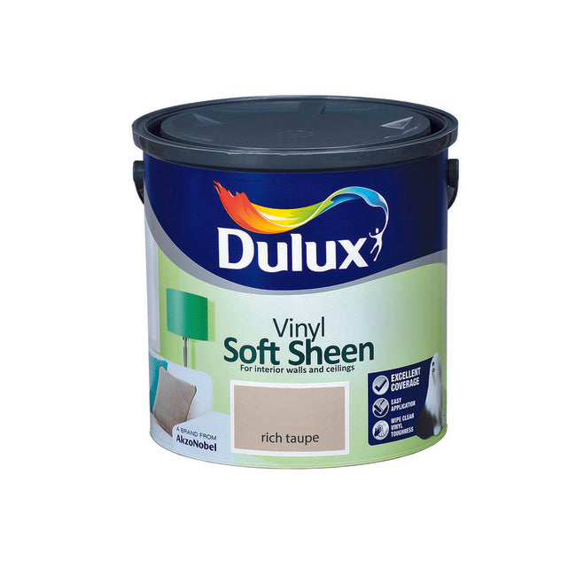 Dulux Vinyl Soft Sheen Rich Taupe  2.5L