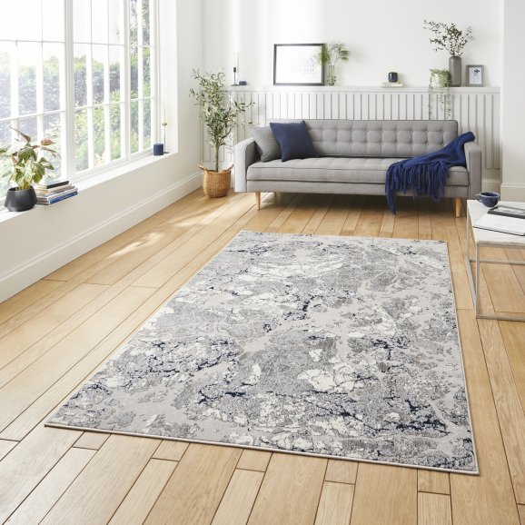 Apollo 2677 Grey/Navy (160x220 cm)
