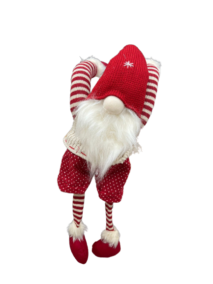 Red and White Trapeeze Santa