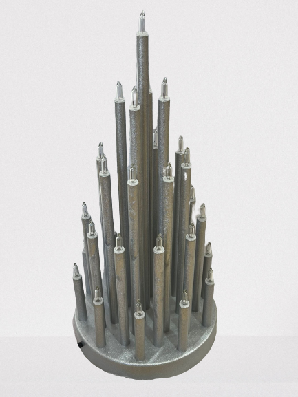 33cm - 33L - Silver Candlebridge