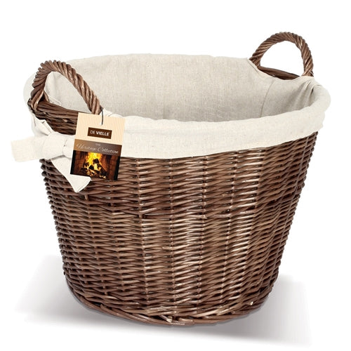 De Vielle Premium Natural Wicker Basket